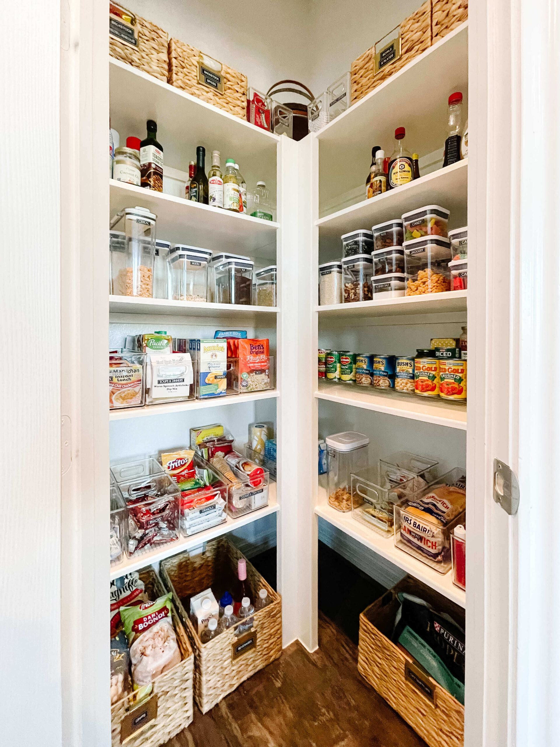 31 Ways to Maximize Your Pantry Space  Small pantry organization, Kitchen  organization pantry, Small pantry