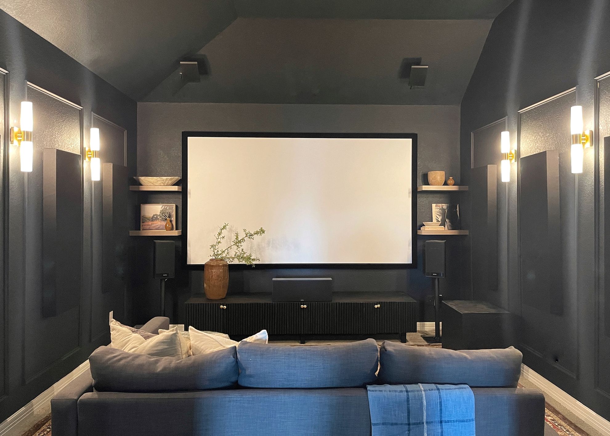 Media Room Makeover With Budget