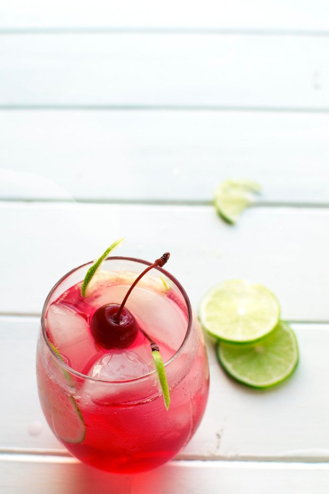 Refreshing Cherry Lime Spritzer